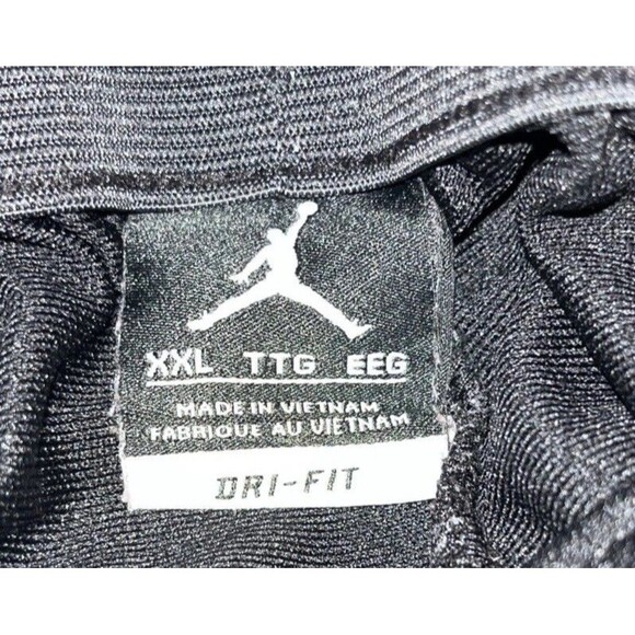 Jodan Dri Fit Athletic Track Pants Men Size 2XL Black/White Stripes - Picture 12 of 13